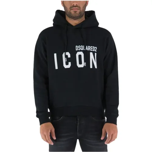 Be Icon Cool Sweatshirt , male, Sizes: XS, S - Dsquared2 - Modalova