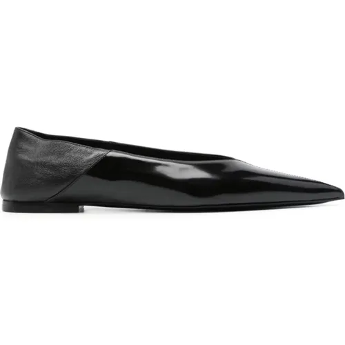 Flat Shoes Zaza , female, Sizes: 3 UK, 8 UK, 4 UK, 3 1/2 UK, 5 1/2 UK, 4 1/2 UK, 6 UK, 5 UK - Saint Laurent - Modalova