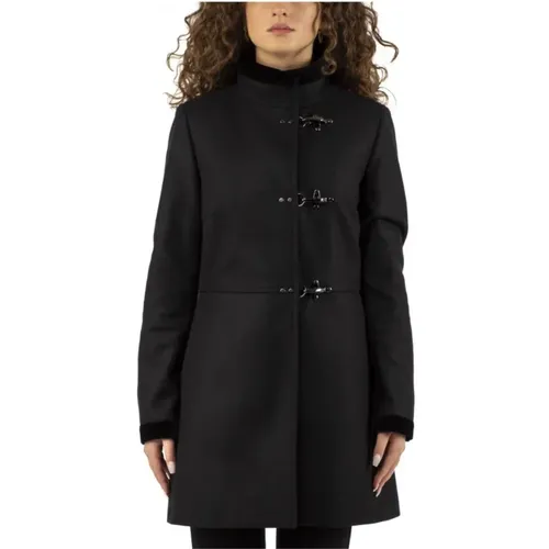 Fay , Coat ,Black female, Sizes: XL - Fay - Modalova