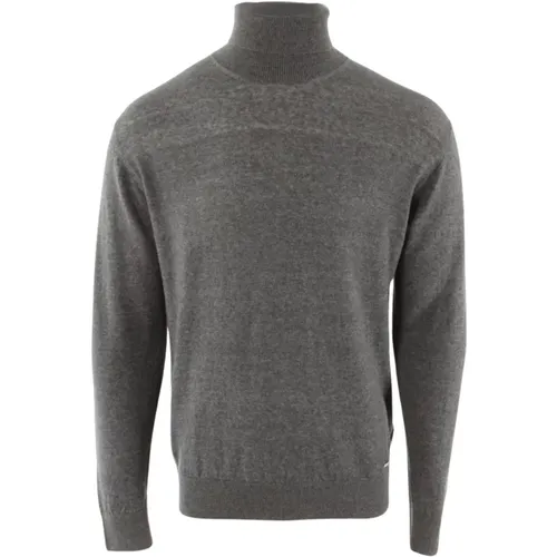 Cashmere Knitwear, male, , Size: M Cashmere Turtleneck Sweater - Dsquared2 - Modalova