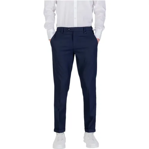 Chinos, male, , Size: W38 Slim Ankle Twill Trousers - Antony Morato - Modalova