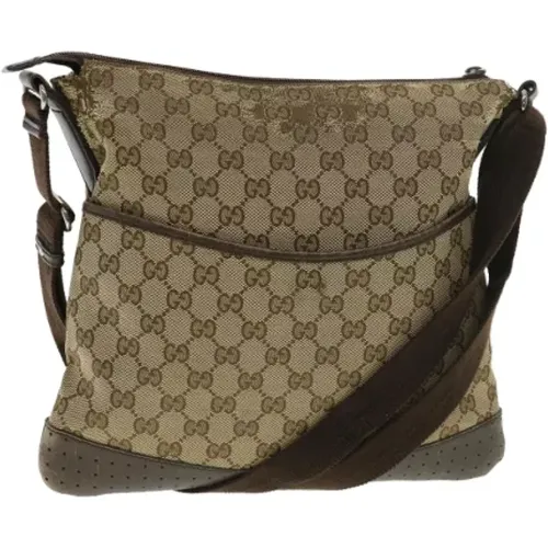 Pre-owned Canvas shoulder-bags , female, Sizes: ONE SIZE - Gucci Vintage - Modalova