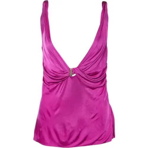 Pre-owned Fabric tops , female, Sizes: M - Versace Pre-owned - Modalova