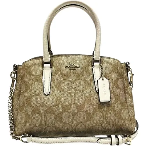 Pre-owned Handbags, female, , Size: ONE SIZE Pre-owned Canvas Handbag - Coach Pre-owned - Modalova