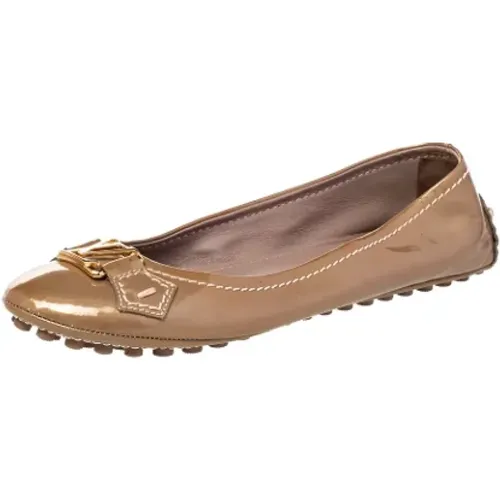 Pre-owned Flats, female, , Size: 6 US Pre-owned Leather flats - Louis Vuitton Vintage - Modalova