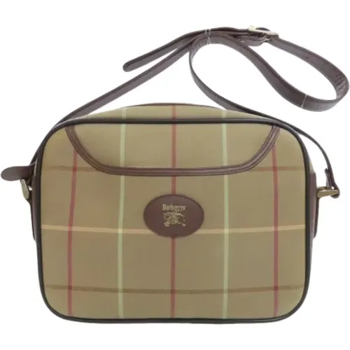 Pre-owned Cross Body Bags, female, , Size: ONE SIZE Pre-owned Canvas crossbody-bags - Burberry Vintage - Modalova