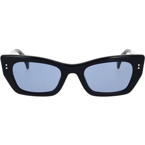 Cat-Eye Sunglasses with Blue Lenses , unisex, Sizes: 51 MM - Kenzo - Modalova