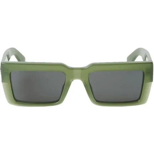 Stylische Sonnenbrille , unisex, Größe: 50 MM - Off White - Modalova
