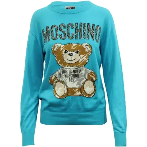 Pre-owned Knitwear & Sweatshirts, female, , Size: 2XS Pre-owned Cotton outerwear - Moschino Pre-Owned - Modalova