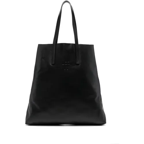 Leder Shopper Tasche , Damen, Größe: ONE Size - Forte Forte - Modalova