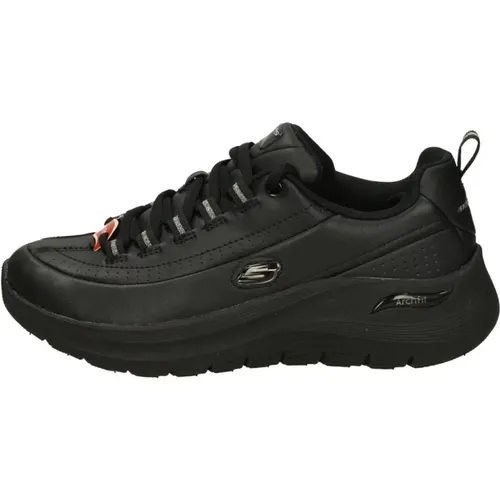 Niedrige Sneakers , Damen, Größe: 36 EU - Skechers - Modalova