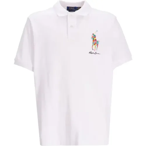 Weißes Casual Polo Shirt Männer , Herren, Größe: 2XL - Polo Ralph Lauren - Modalova