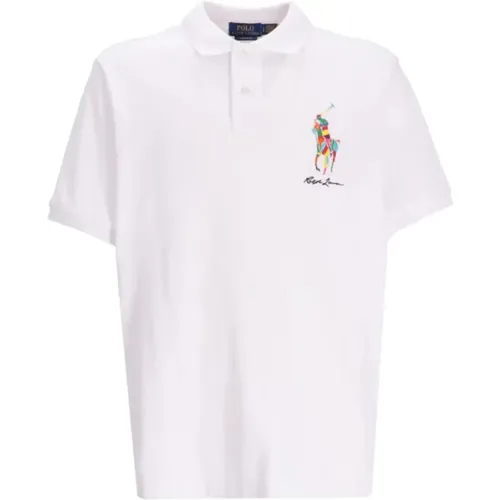 Weißes Casual Polo Shirt Männer , Herren, Größe: S - Polo Ralph Lauren - Modalova