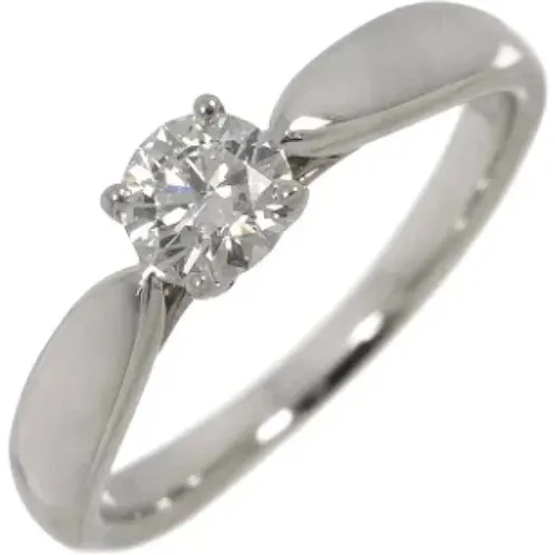 Pre-owned Jewellery, female, , Size: ONE SIZE Pre-owned Platinum rings - Tiffany & Co. Pre-owned - Modalova