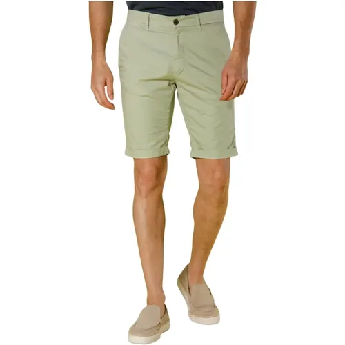 Casual Shorts, male, , Size: S Stretch Gabardine Bermuda Shorts for Men - Mason's - Modalova