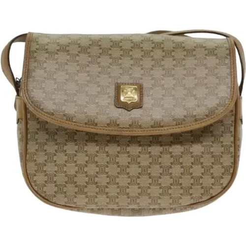 Pre-owned Cross Body Bags, female, , Size: ONE SIZE Pre-owned Canvas celine-bags - Celine Vintage - Modalova