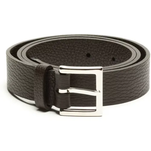 Belts, male, , Size: 90 CM Ebony Belts Micron - Orciani - Modalova