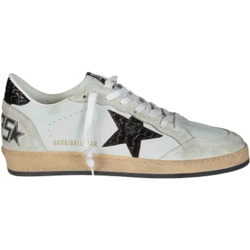 Vintage Gray Sneakers with Iconic Star , male, Sizes: 8 UK, 10 UK, 9 UK, 6 UK, 7 UK - Golden Goose - Modalova