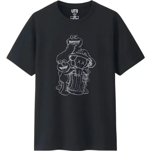 Sesame Street Companion Trash Can Tee , Herren, Größe: 2XL - Kaws - Modalova