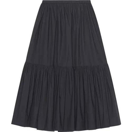 Modern and Elegant F919 Skirt , female, Sizes: L - Ganni - Modalova