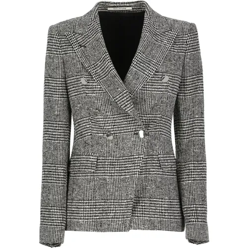 Wool Blazer Peak Lapel , female, Sizes: M, L, S - Tagliatore - Modalova