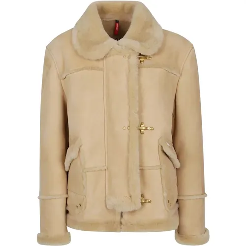 Sheepskin Coat Made in Italy , female, Sizes: M - Fay - Modalova