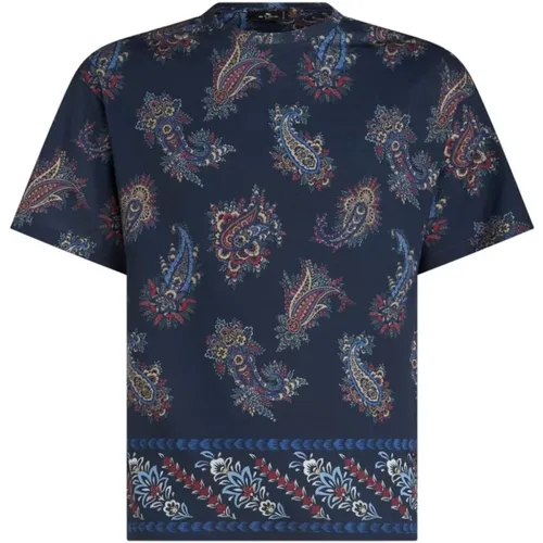 Stylish T-shirts and Polos Collection , male, Sizes: XL, M, 2XL, 3XL, L - ETRO - Modalova