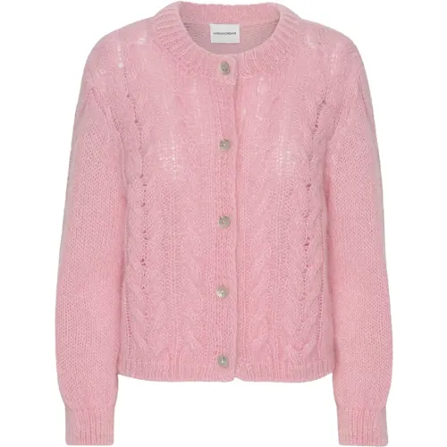 Weicher Beeren Cable Knit Cardigan - American Dreams - Modalova