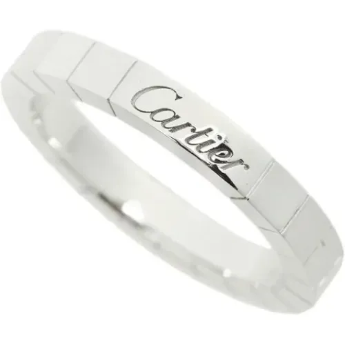 Pre-owned White Gold rings , female, Sizes: ONE SIZE - Cartier Vintage - Modalova