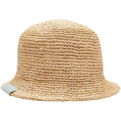 Pre-owned Accessories, female, , Size: ONE SIZE Pre-owned Raffia hats - Armani Pre-owned - Modalova