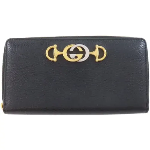 Pre-owned Wallets, female, , Size: ONE SIZE Pre-owned Leather wallets - Gucci Vintage - Modalova