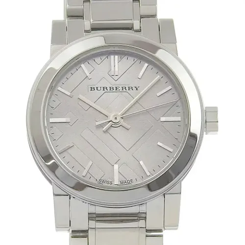 Pre-owned Watches, female, , Size: ONE SIZE Pre-owned Stainless Steel watches - Burberry Vintage - Modalova