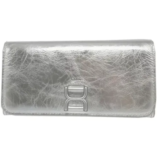 Pre-owned Wallets, female, , Size: ONE SIZE Pre-owned Leather wallets - Chloé Pre-owned - Modalova