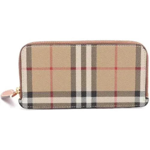 Pre-owned Wallets, female, , Size: ONE SIZE Pre-owned Canvas home-office - Burberry Vintage - Modalova