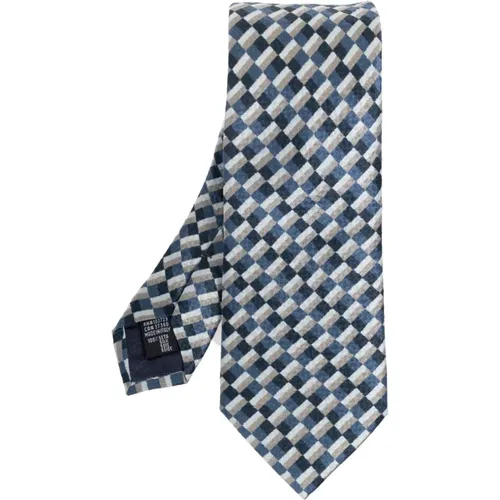 Ties, male, , Size: ONE SIZE Silk tie - Giorgio Armani - Modalova