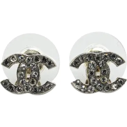 Pre-owned Jewellery, female, , Size: ONE SIZE Pre-owned Metal earrings - Chanel Vintage - Modalova