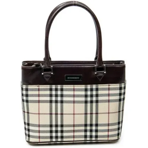 Pre-owned Tote Bags, female, , Size: ONE SIZE Pre-owned Canvas totes - Burberry Vintage - Modalova