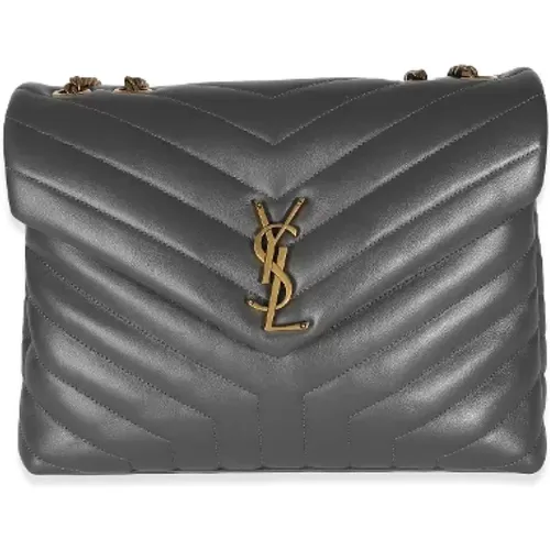 Pre-owned Leather shoulder-bags , female, Sizes: ONE SIZE - Yves Saint Laurent Vintage - Modalova