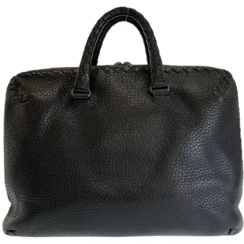 Pre-owned Handbags, male, , Size: ONE SIZE Pre-owned Leather briefcases - Bottega Veneta Vintage - Modalova