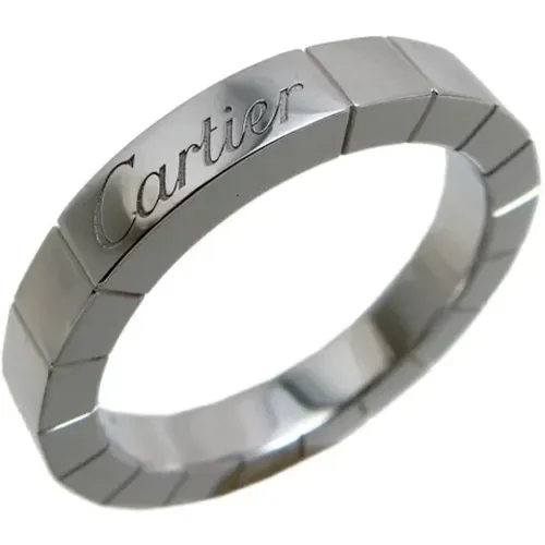 Pre-owned Jewellery, female, , Size: ONE SIZE Pre-owned White Gold rings - Cartier Vintage - Modalova