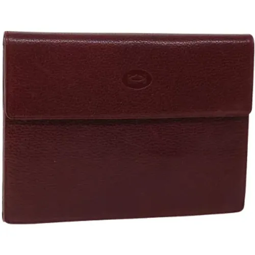 Pre-owned Wallets, female, , Size: ONE SIZE Pre-owned Leather wallets - Cartier Vintage - Modalova