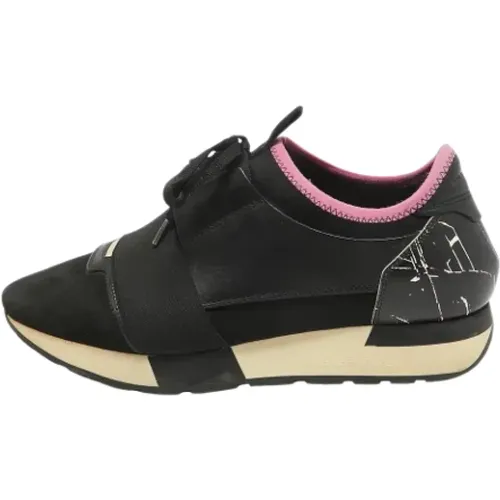 Pre-owned Sneakers, female, , Size: 9 US Pre-owned Leather sneakers - Balenciaga Vintage - Modalova