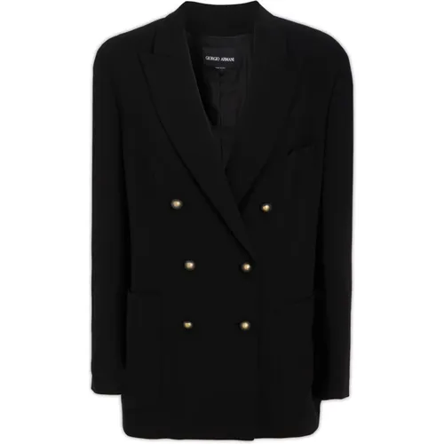 Blazer , female, Sizes: M, S - Giorgio Armani - Modalova