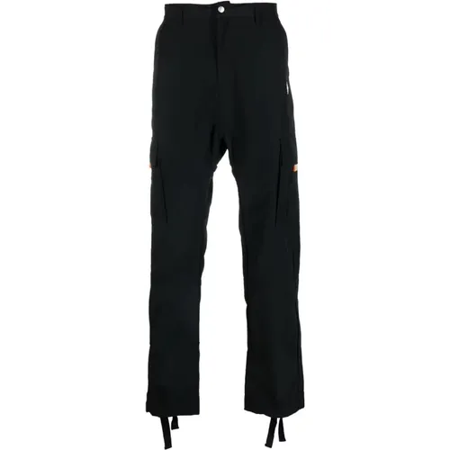 Straight Trousers, male, , Size: L Men's Clothing Trousers Ss23 - Marcelo Burlon - Modalova