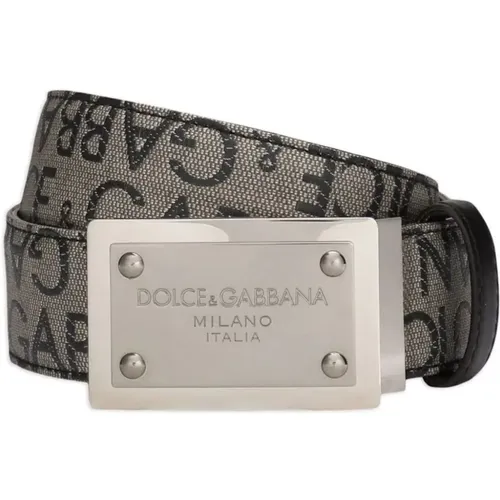 Reversible Logo Belt Bag , male, Sizes: 105 CM - Dolce & Gabbana - Modalova