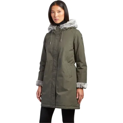 Militärgrüne Audry 3.1 Jacke , Damen, Größe: S - Canadiens - Modalova