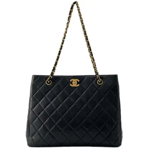 Pre-owned Tote Bags, female, , Size: ONE SIZE Pre-owned Leather chanel-bags - Chanel Vintage - Modalova