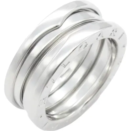 Pre-owned Jewellery, female, , Size: ONE SIZE Pre-owned White Gold rings - Bvlgari Vintage - Modalova