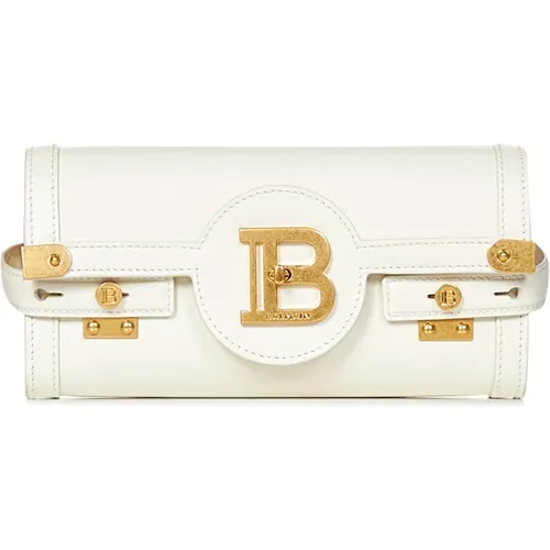 Weiße Clutch Tasche für Frauen - Balmain - Modalova