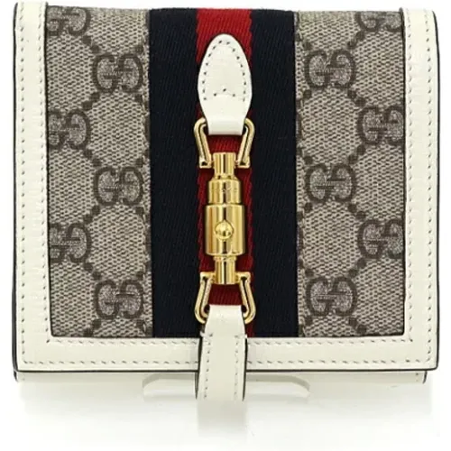 Pre-owned Wallets, female, , Size: ONE SIZE Pre-owned Canvas wallets - Gucci Vintage - Modalova